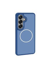 Galaxy S26 Kılıf M-Safe Şarj Özellikli Metal Kamera Çerçeveli BSAY Sanremo Silikon Kapak - Siyah Siyah