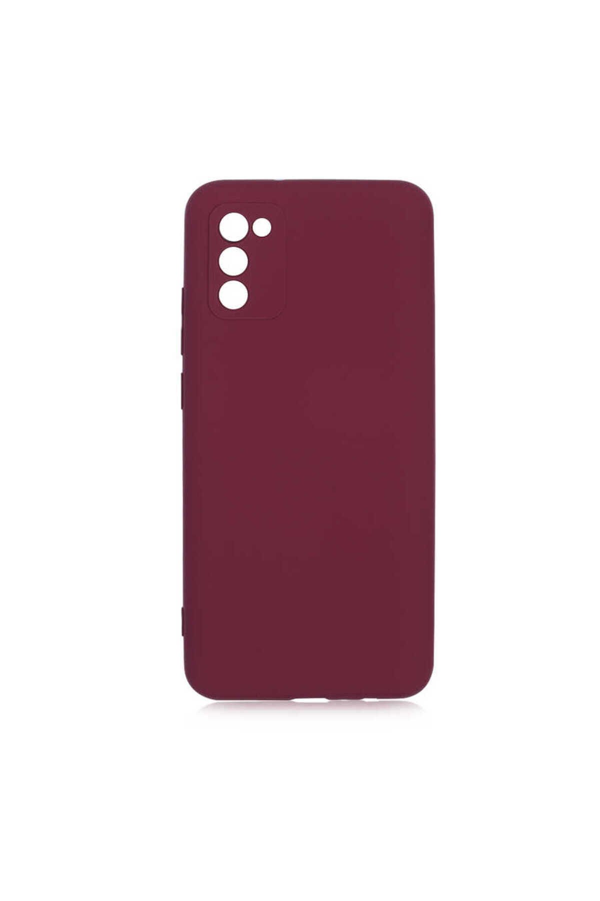 Galaxy A02S Kılıf BSAY Mara Lansman Kapak - Turuncu Koyu Mor