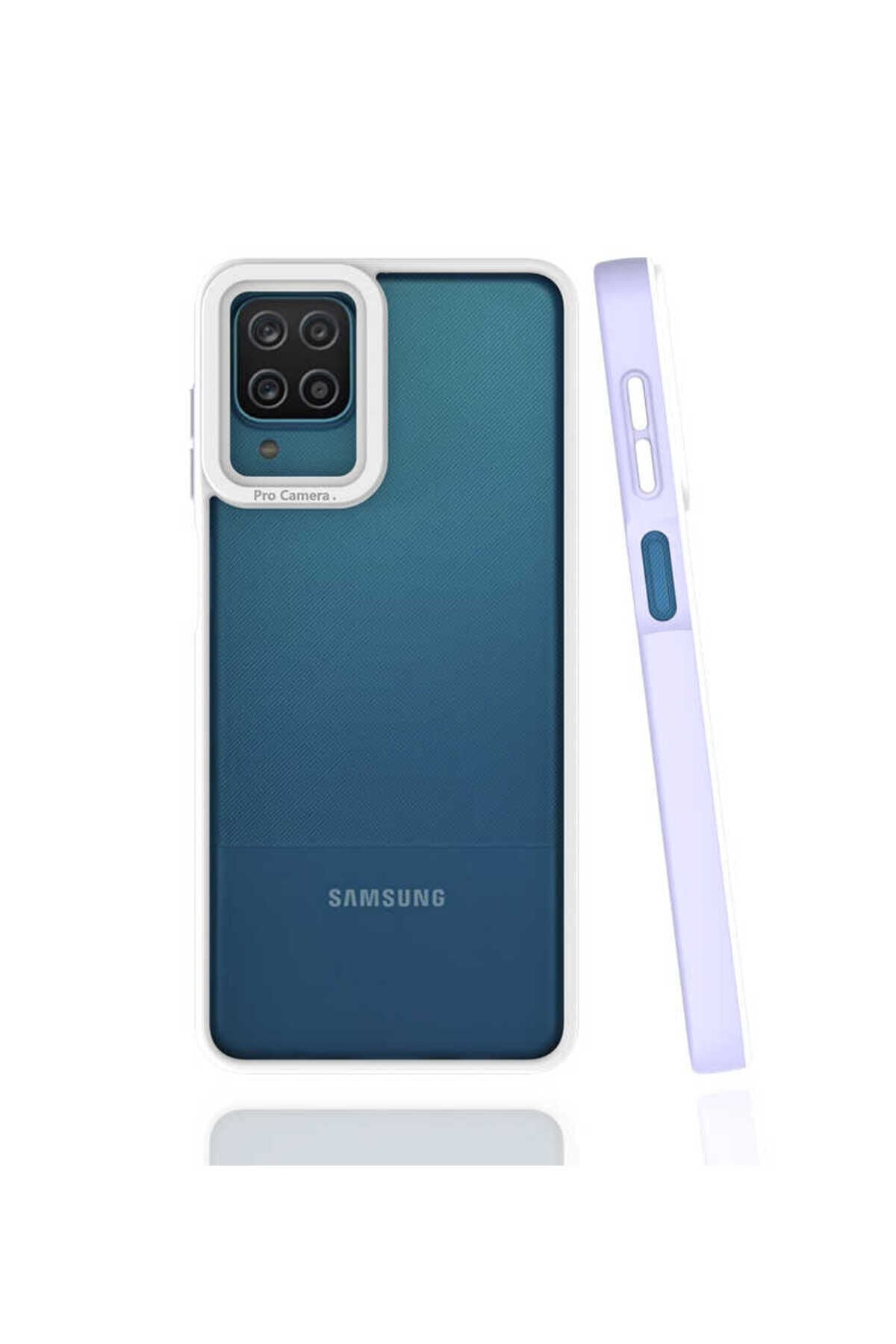 Galaxy A12 Kılıf SBT Mima Kapak - Lila Lila