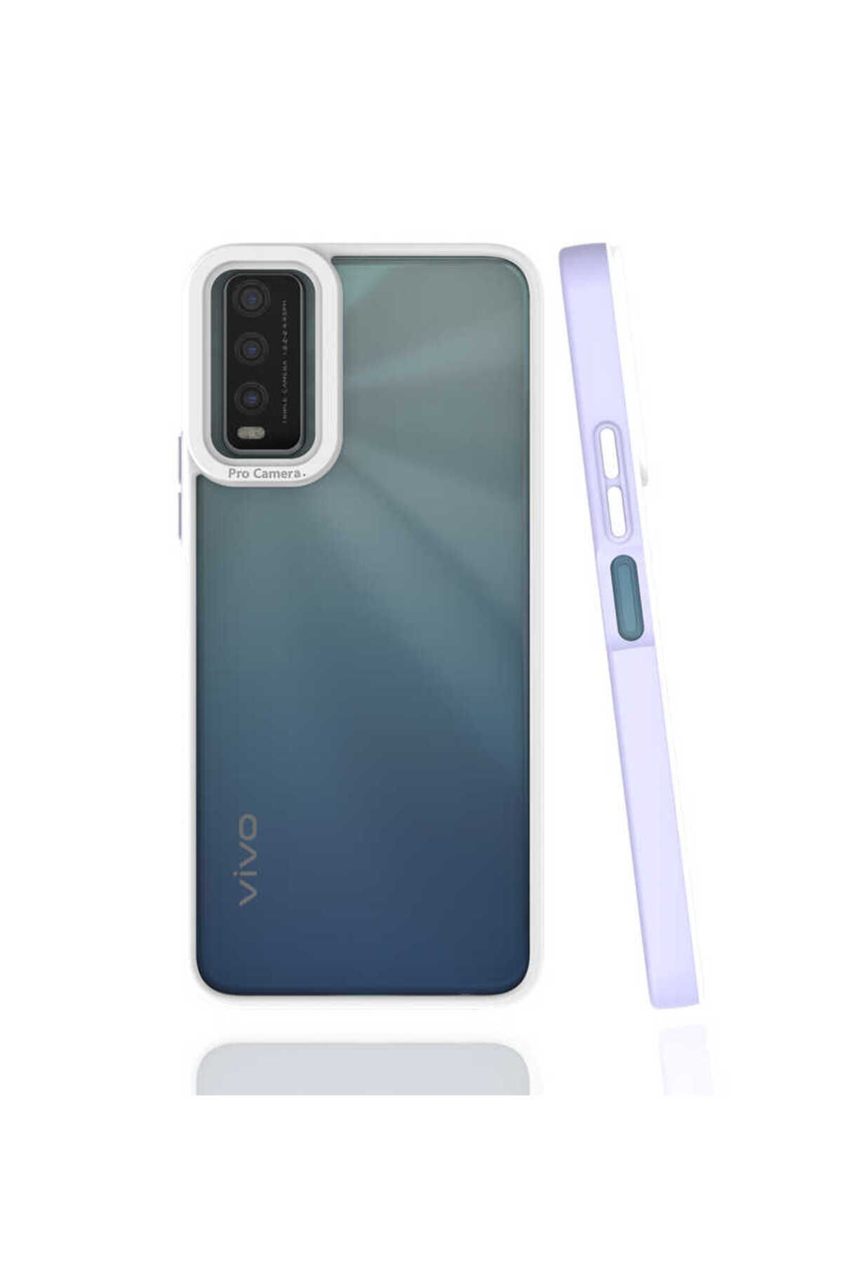 Vivo Y20 Kılıf BSAY Mima Kapak - Mürdüm Lila