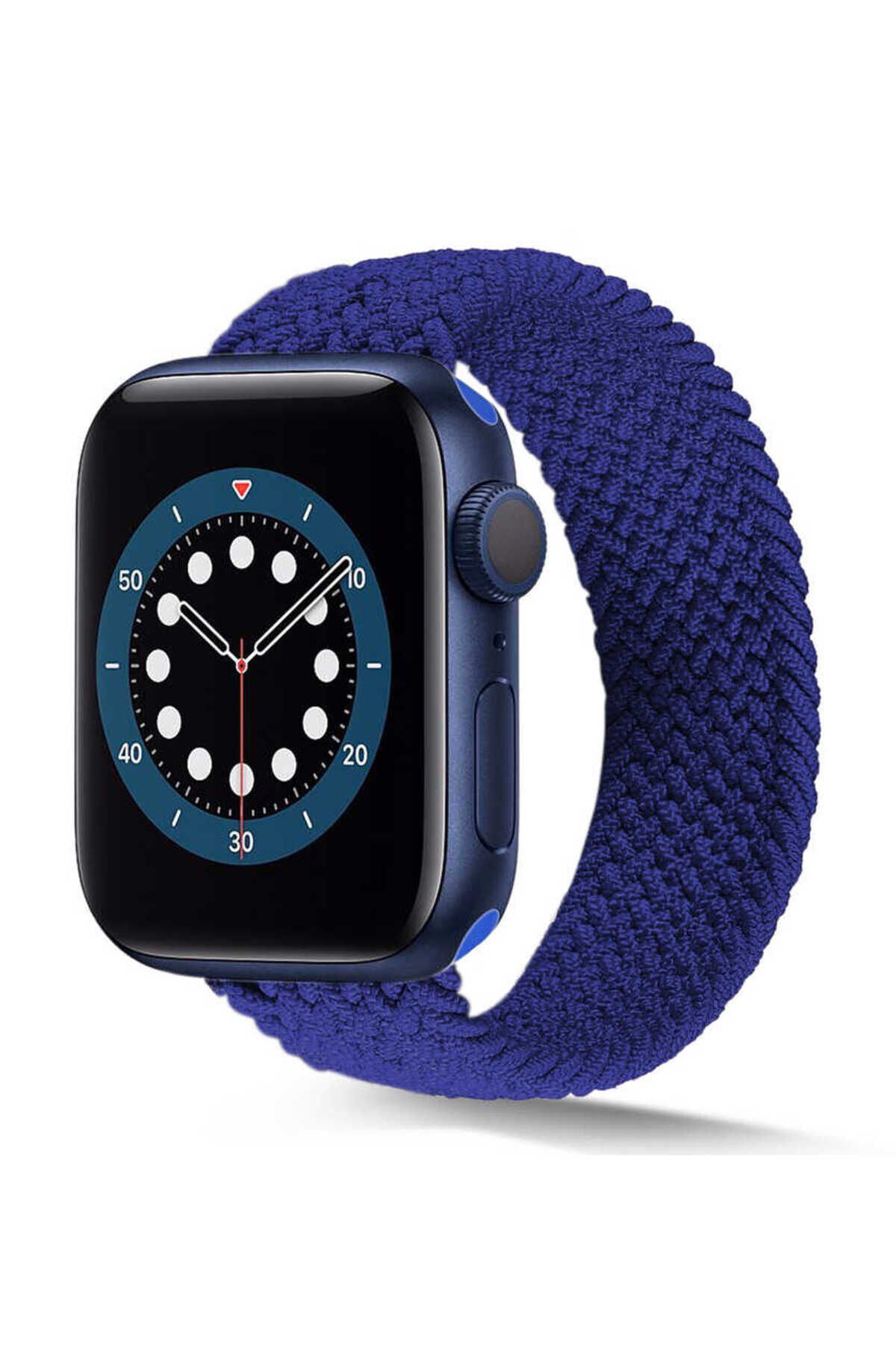 Watch Ultra 49mm Kordon Uyumlu KRD-38 Large Strap Kayış BSAY- Kırmızı Kırmızı