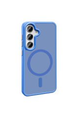 Galaxy S25 FE Kılıf M-safe Şarj Özellikli Mat Arka Yüzey TKDW Sio Kapak - Gri Gri