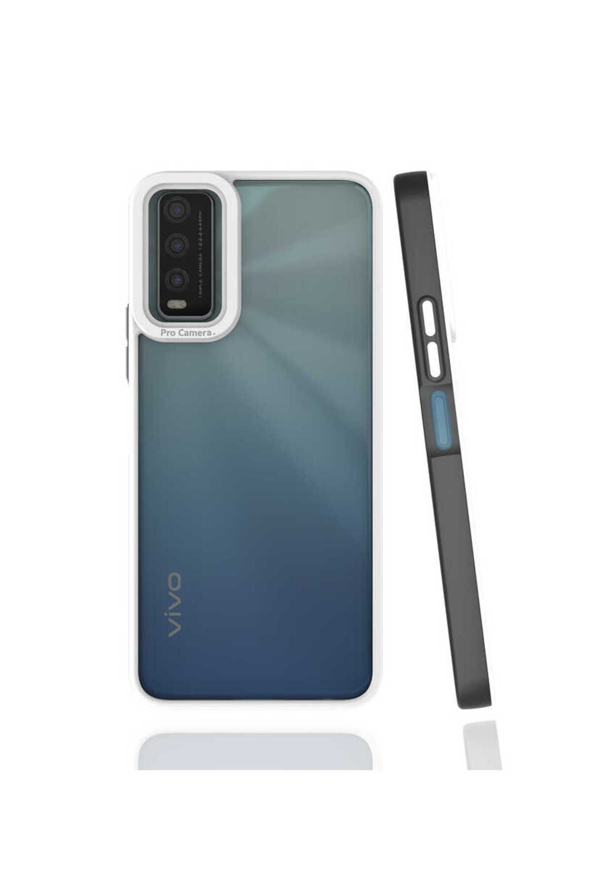 Vivo Y20S Kılıf BSAY Mima Kapak - Siyah Siyah