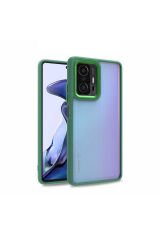 Mi 11T Pro 5G Kılıf BSAY Flora Kapak - Yeşil Yeşil