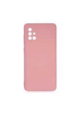 Galaxy A71 Kılıf BSAY Mara Lansman Kapak - Siyah Pembe Açık