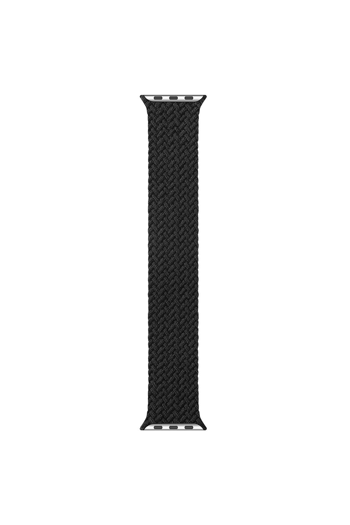 Watch Ultra 49mm Kordon Uyumlu KRD-32 Small Strap Kayış BSAY- Koyu Yeşil Gri