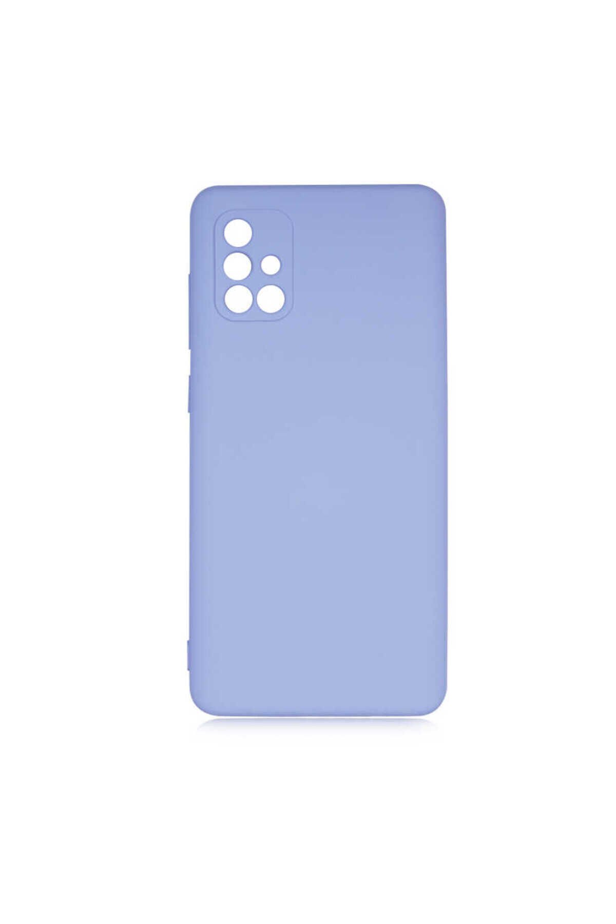 Galaxy A71 Kılıf BSAY Mara Lansman Kapak - Siyah Lila
