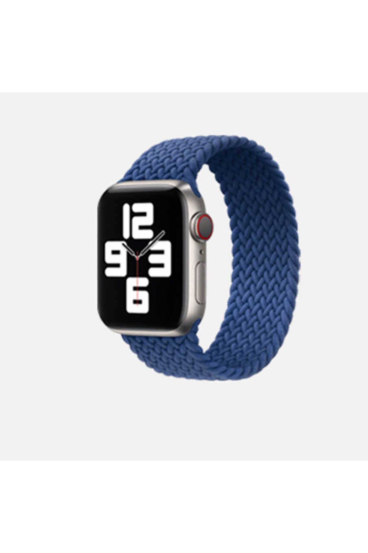 Watch Ultra 49mm Kordon Uyumlu KRD-32 Small Strap Kayış BSAY- Koyu Yeşil Yeşil