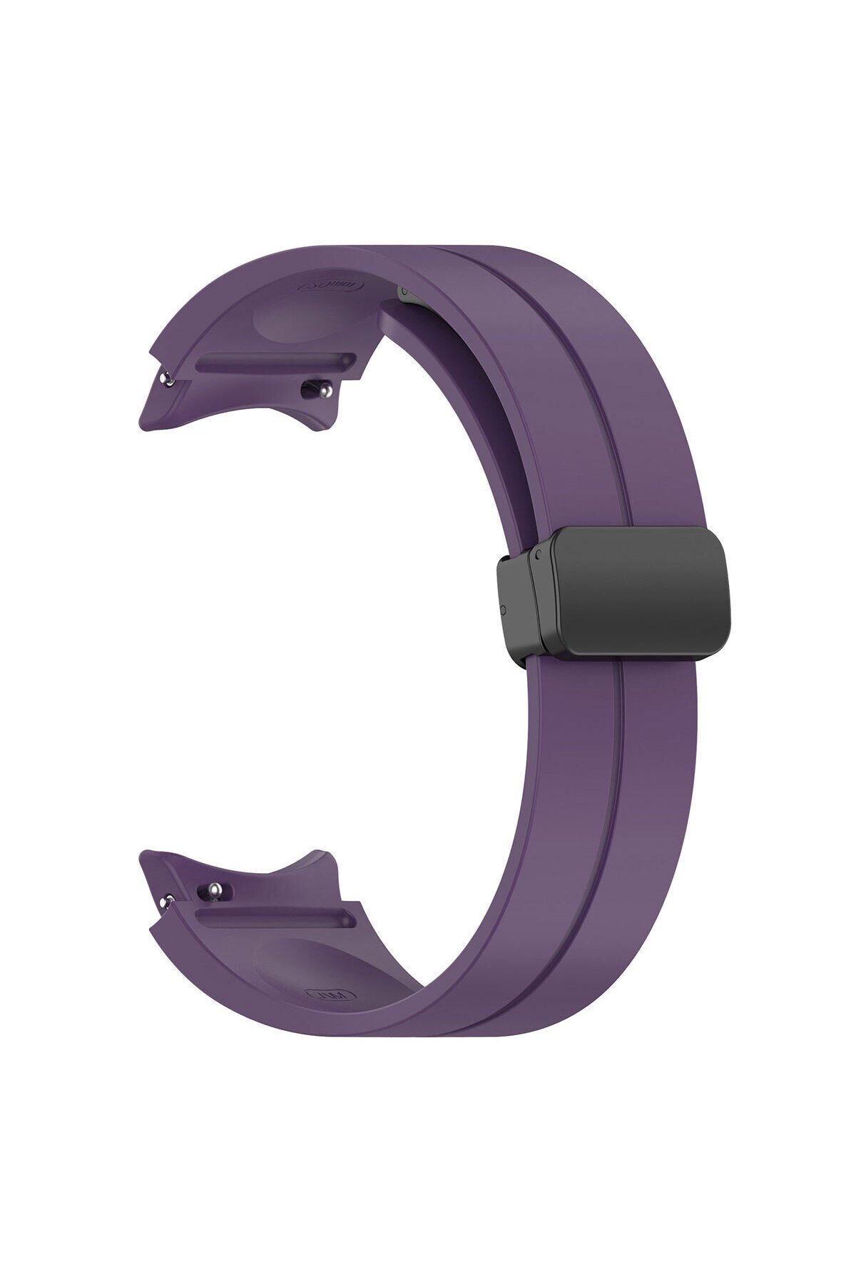 Galaxy Watch 4 Classic 42mm Uyumlu KRD-84 Uyumlu FZD Kordon-Siyah Mor