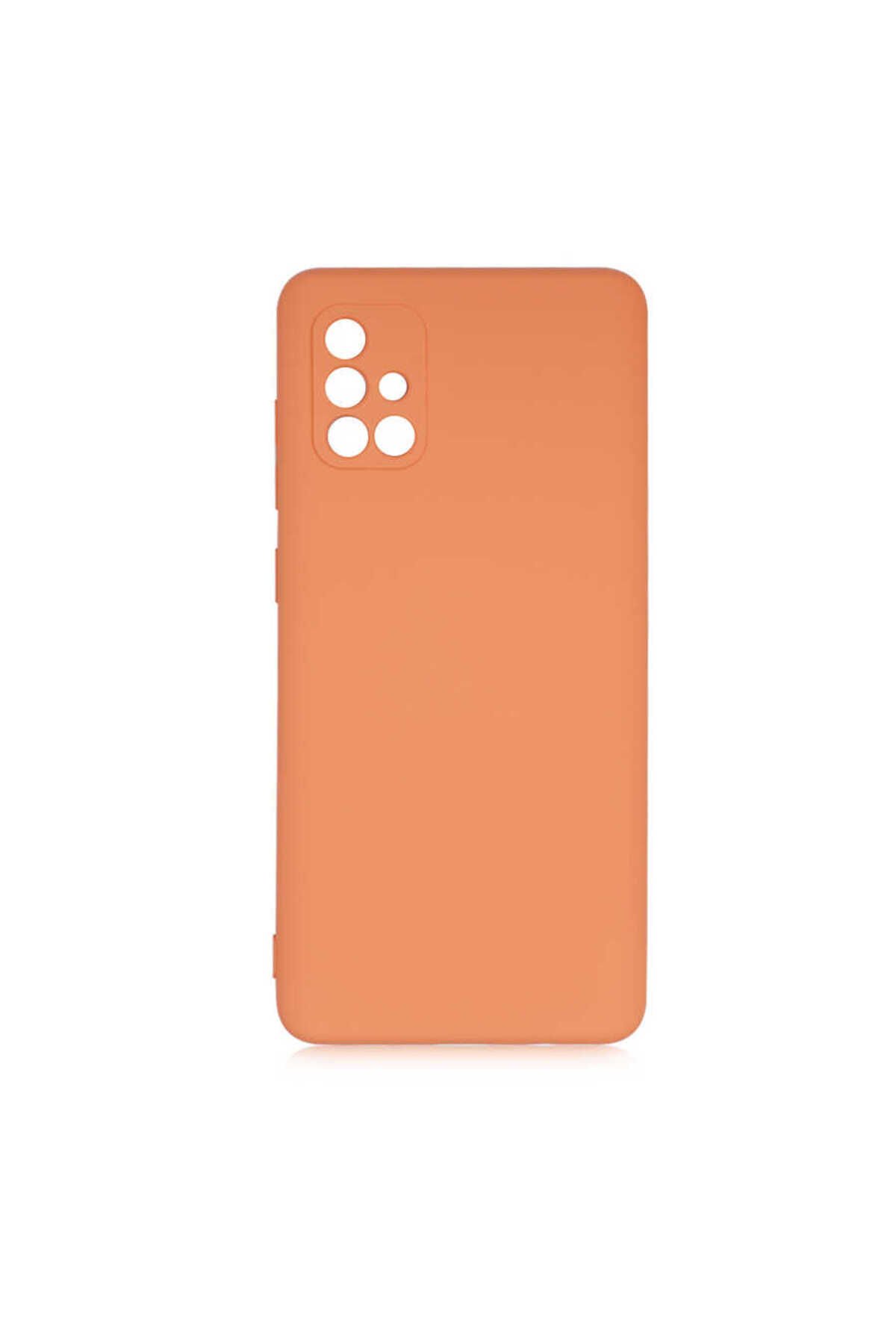 Galaxy A71 Kılıf OYO Mara Lansman Kapak - Turuncu Turuncu