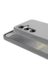 Galaxy S24 Plus Kılıf Magsafe Şarj Özellikli Sıvı Teknolojili Silinebilir Sert BSAY Kivi Kapak-Siyah Siyah