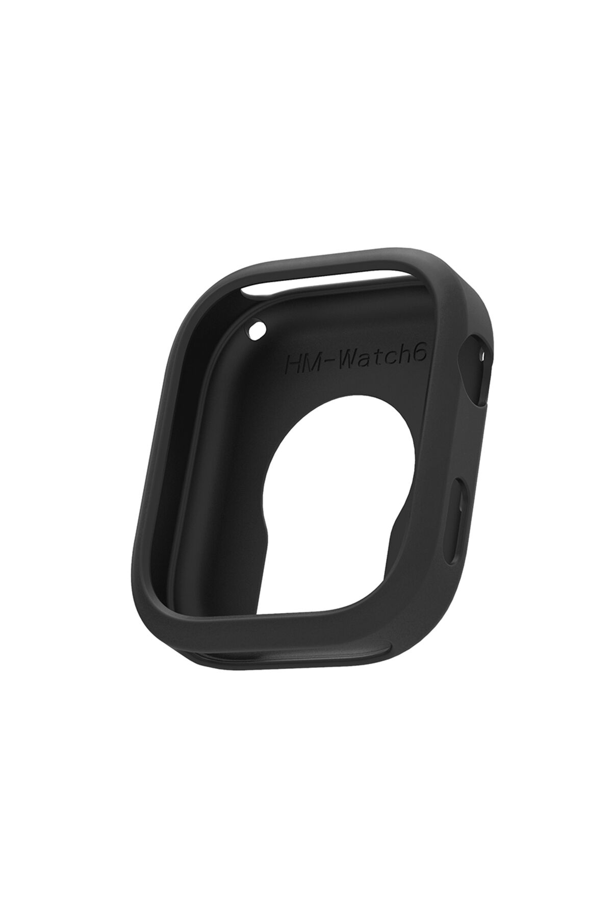 Redmi Watch 6 Yumuşak TPU Silikon Kasa Koruyucu Zore Watch Gard 41 - Beyaz Siyah