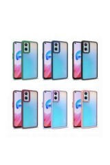 A96 4G Kılıf SBT Flora Kapak - Mavi Mavi