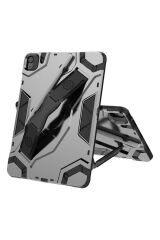 iPad Air 10.9 2020 (4.Nesil) JoieCreatif Defens Tablet Silikon - Siyah Siyah