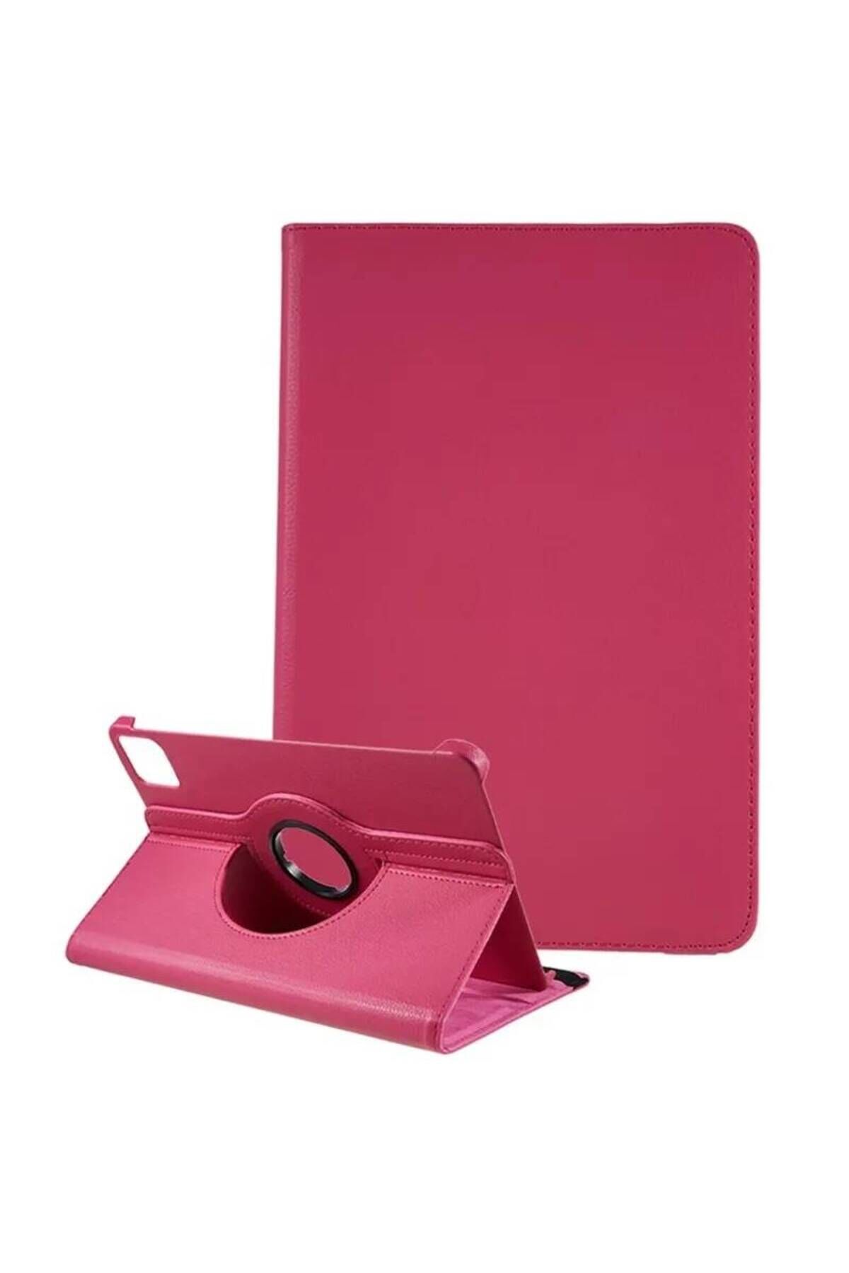 Pad 6 BSAY Dönebilen Standlı Kılıf - Kırmızı Pembe Koyu