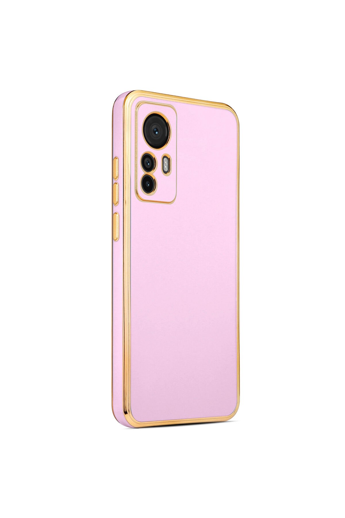 Mi 12T Pro Kılıf BSAY Bark Kapak - Rose Gold Lila