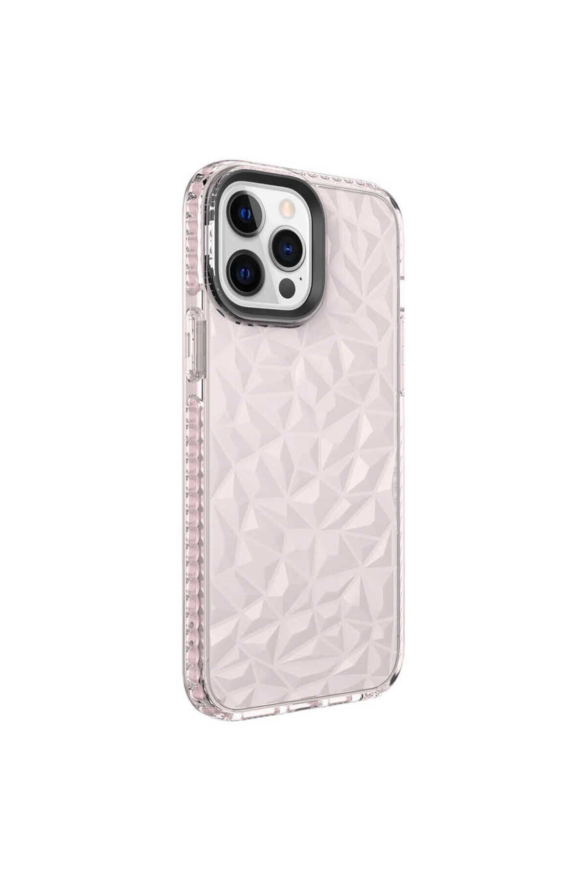 iPhone 13 Pro Max Uyumlu BSAY Buzz Kılıf-Mor Pembe