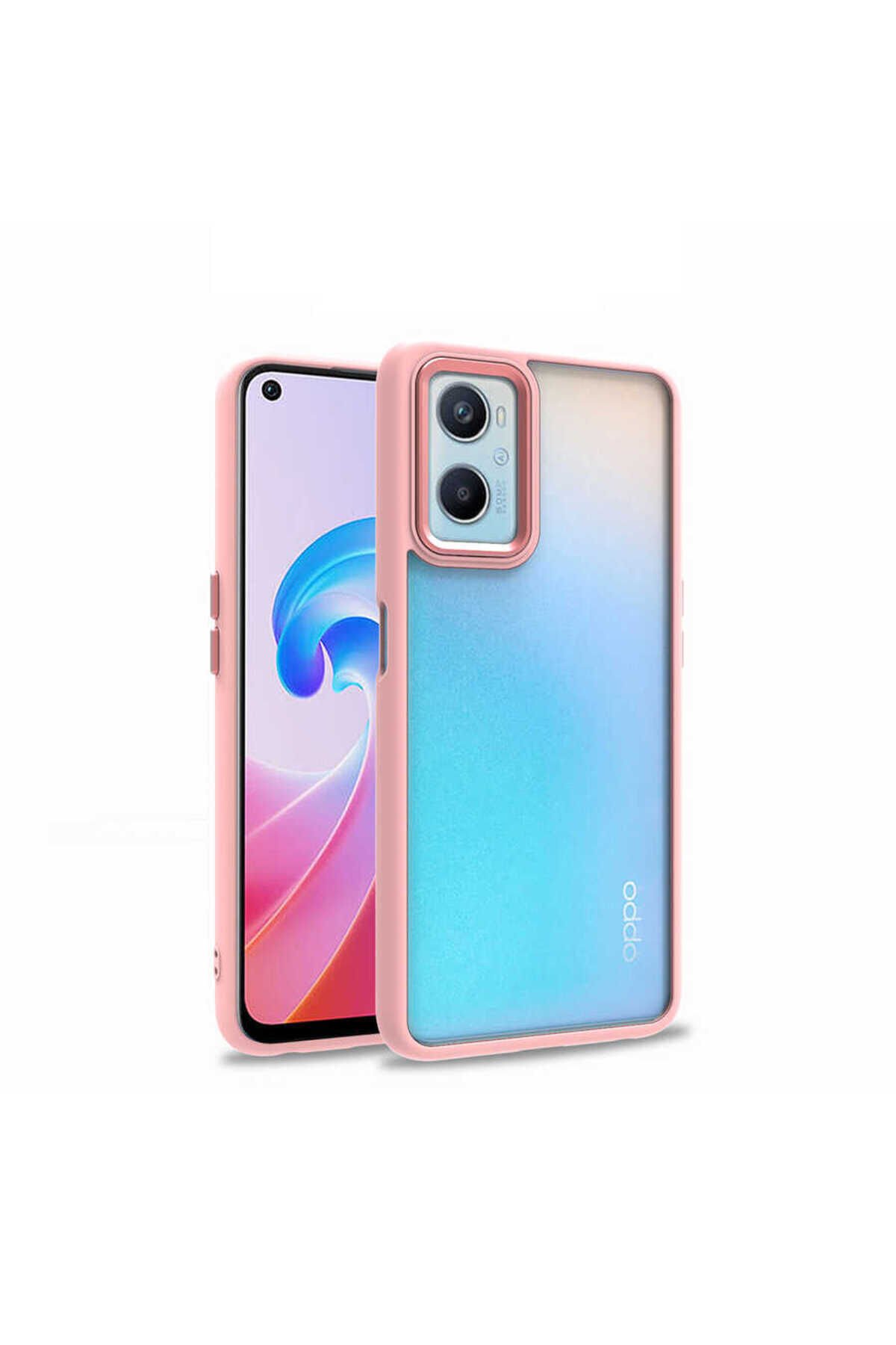 A76 Kılıf ASMA Flora Kapak - Rose Gold Rose Gold