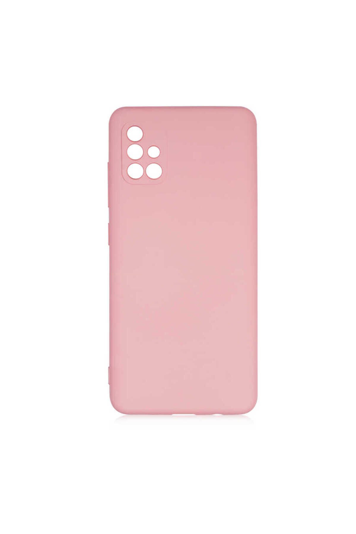 Galaxy A51 Kılıf BSAY Mara Lansman Kapak - Turuncu Pembe Açık