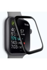 Watch 40mm BSAY Full Yapışkanlı Cam Ekran Koruyucu - Siyah Siyah