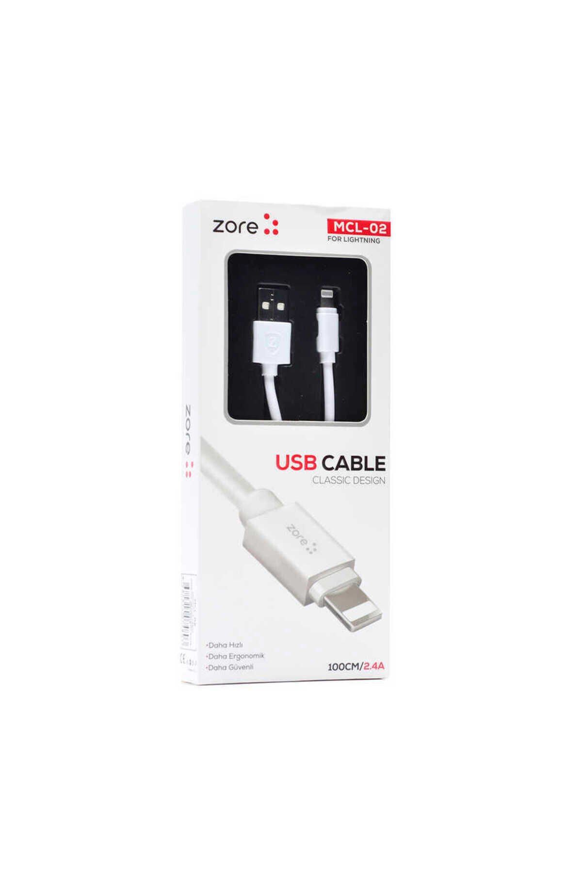 Beyaz MCL-02 Lightning Usb Kablo-BSAY Beyaz