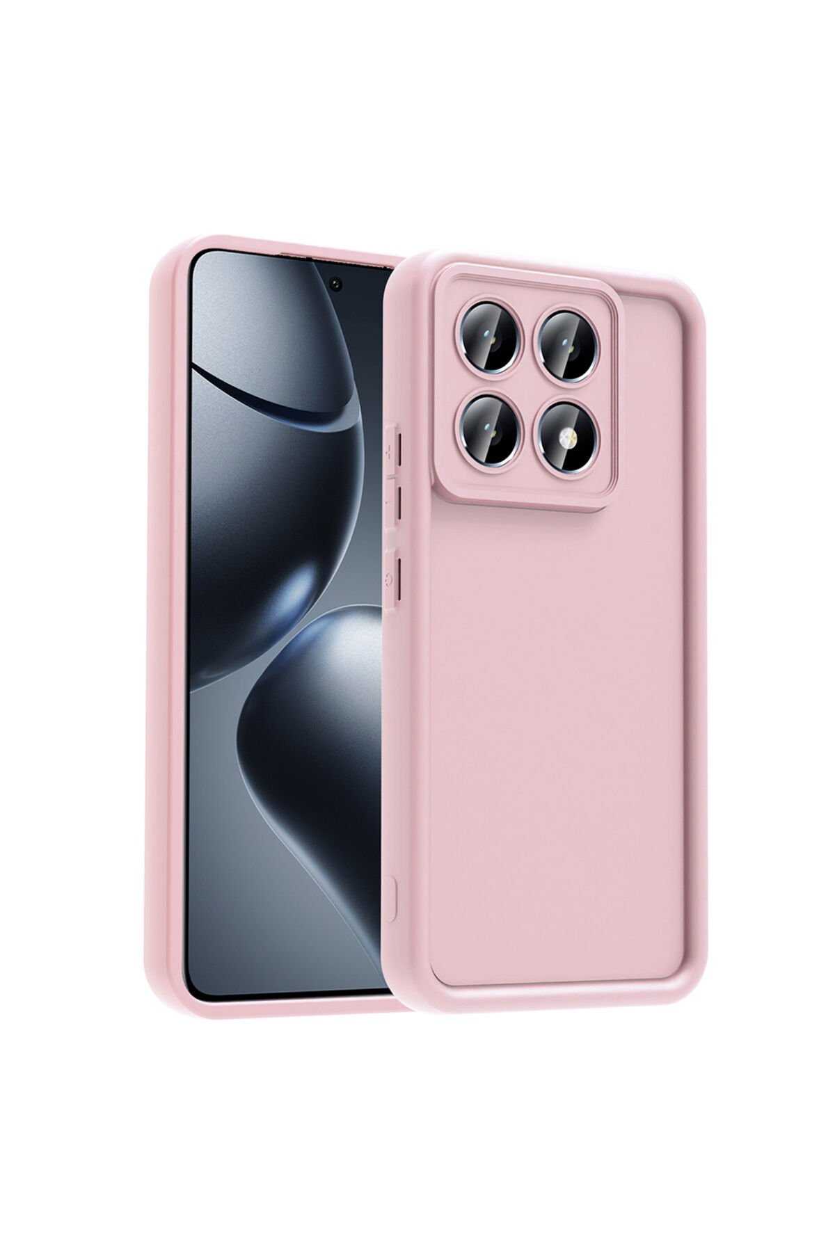 14T Pro Kılıf Kamera Korumalı EFFX Ananas Kapak - Mürdüm Mürdüm