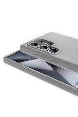 Galaxy S24 Ultra Kılıf Magsafe Şarj Özellikli Sıvı Teknolojili Silinebilir Sert BSAY Kivi Kapak-Kırm Siyah