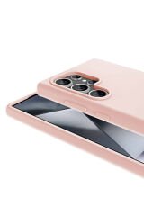 Galaxy S24 Ultra Kılıf Magsafe Şarj Özellikli Sıvı Teknolojili Silinebilir Sert BSAY Kivi Kapak-Kırm Siyah