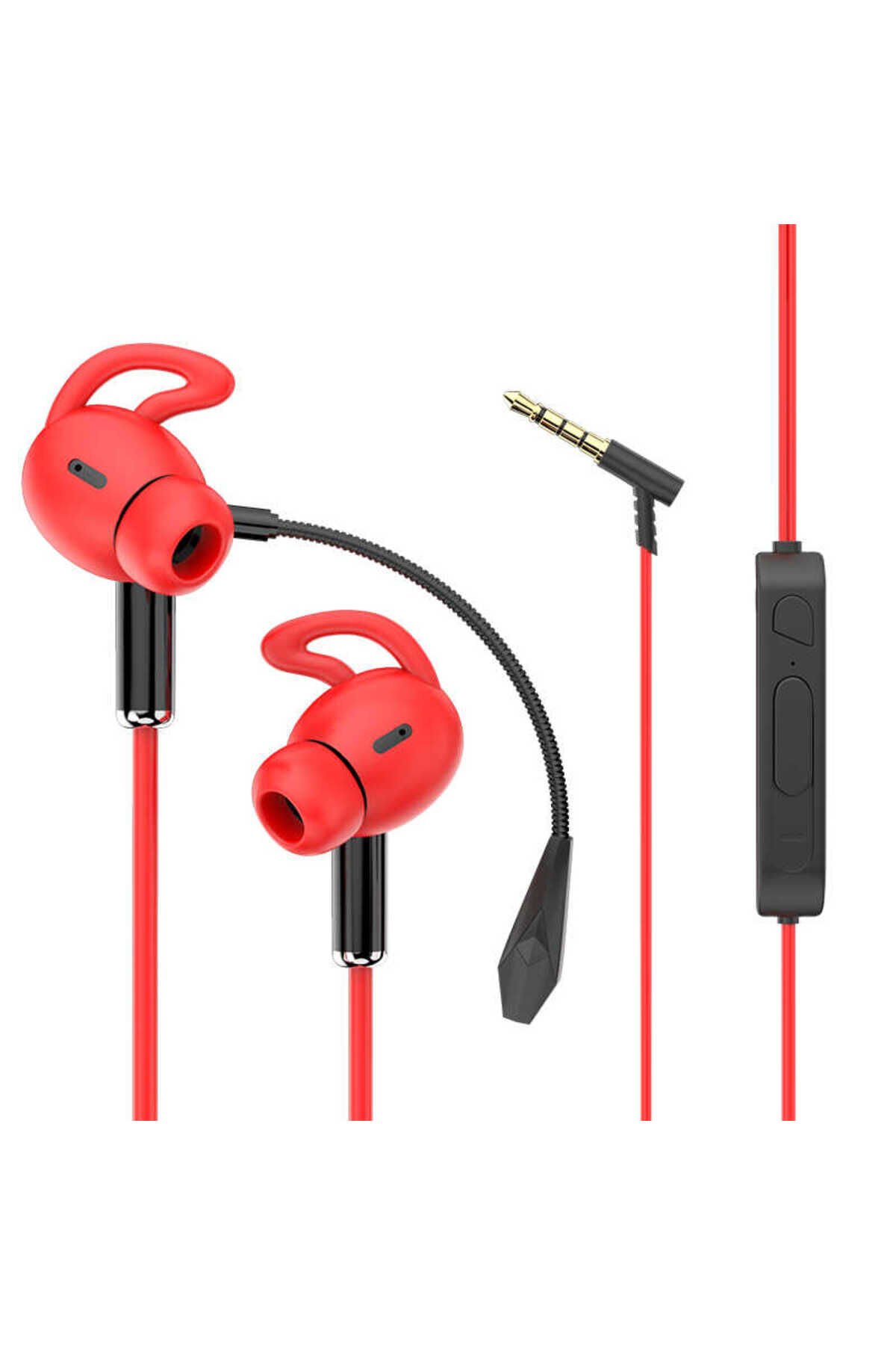 Zore AK-P9 3.5mm Kulaklık - Beyaz Kırmızı