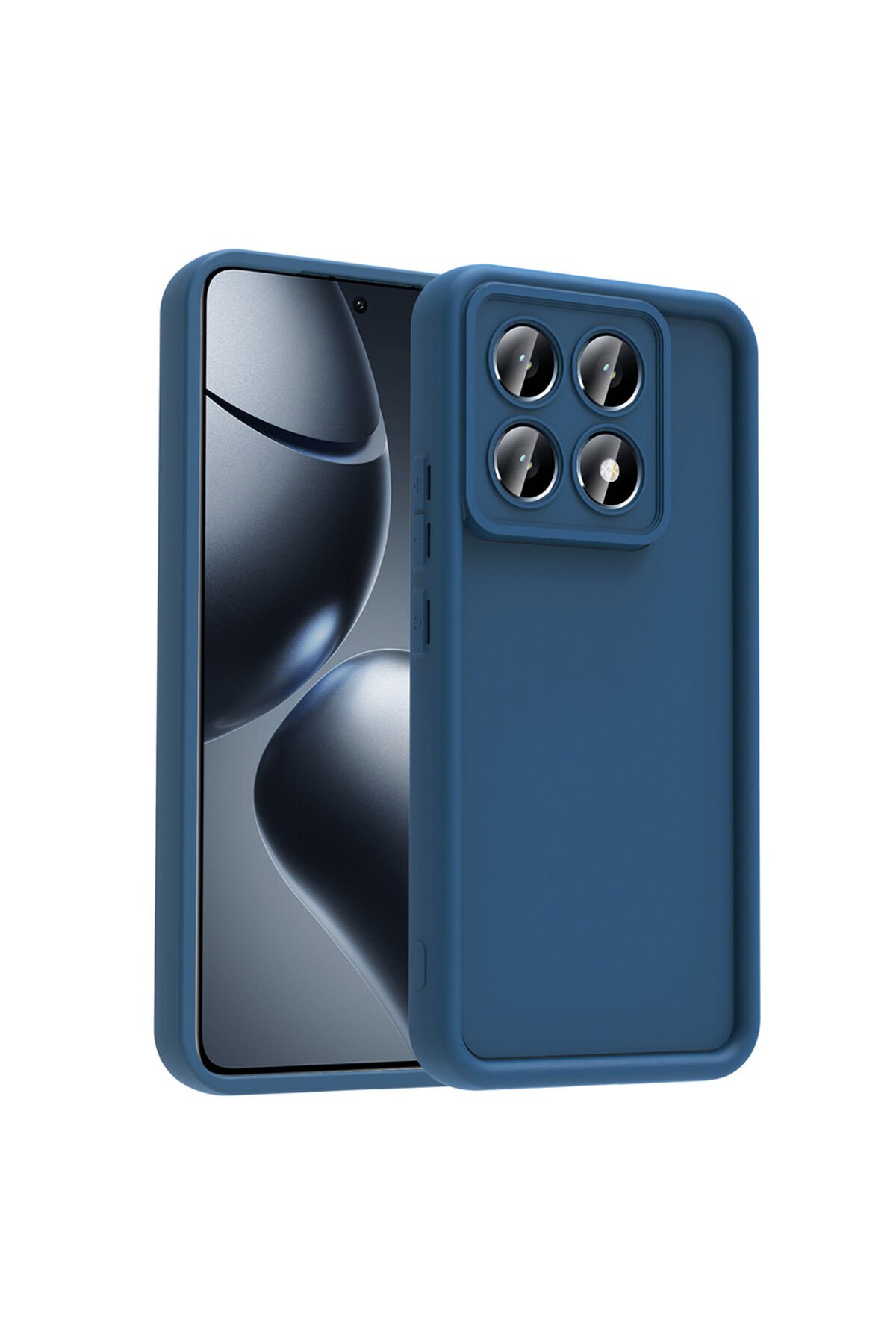 14T Kılıf Kamera Korumalı SBT Ananas Kapak - Siyah Siyah