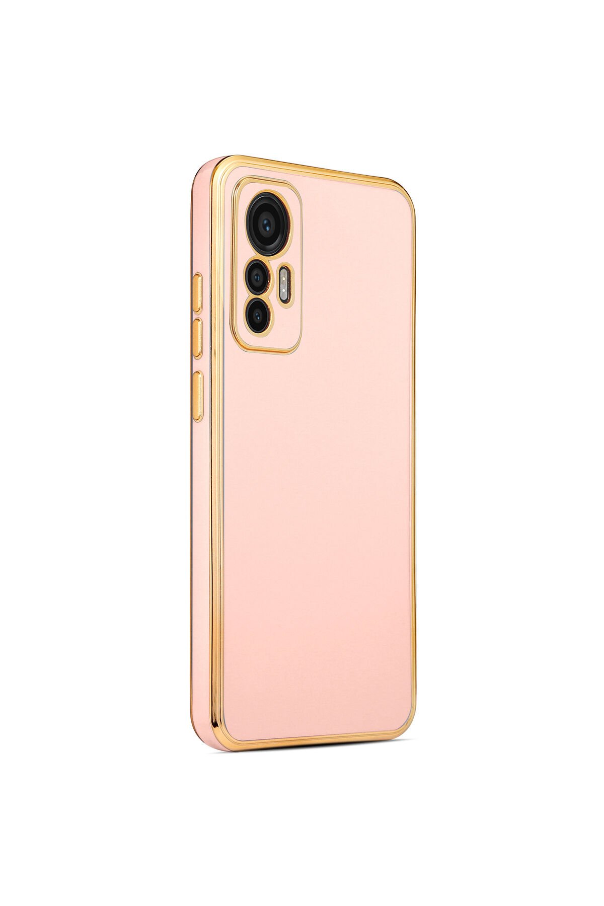 Mi 12 Lite Kılıf BSAY Bark Kapak - Lila Rose Gold