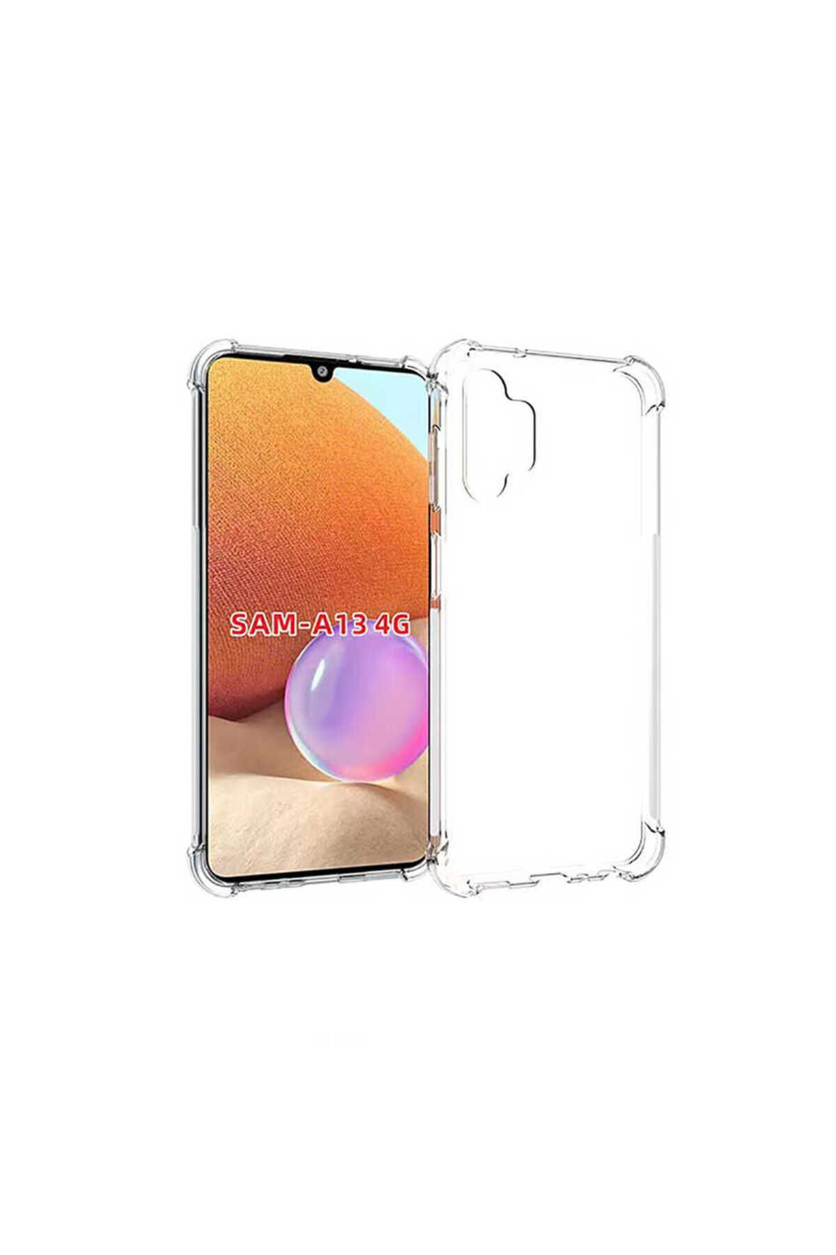 Galaxy A13 4G Kılıf BSAY Nitro Anti Shock Silikon - Renksiz Renksiz