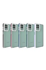 Galaxy M22 Kılıf BSAY Mima Kapak - Siyah Lila