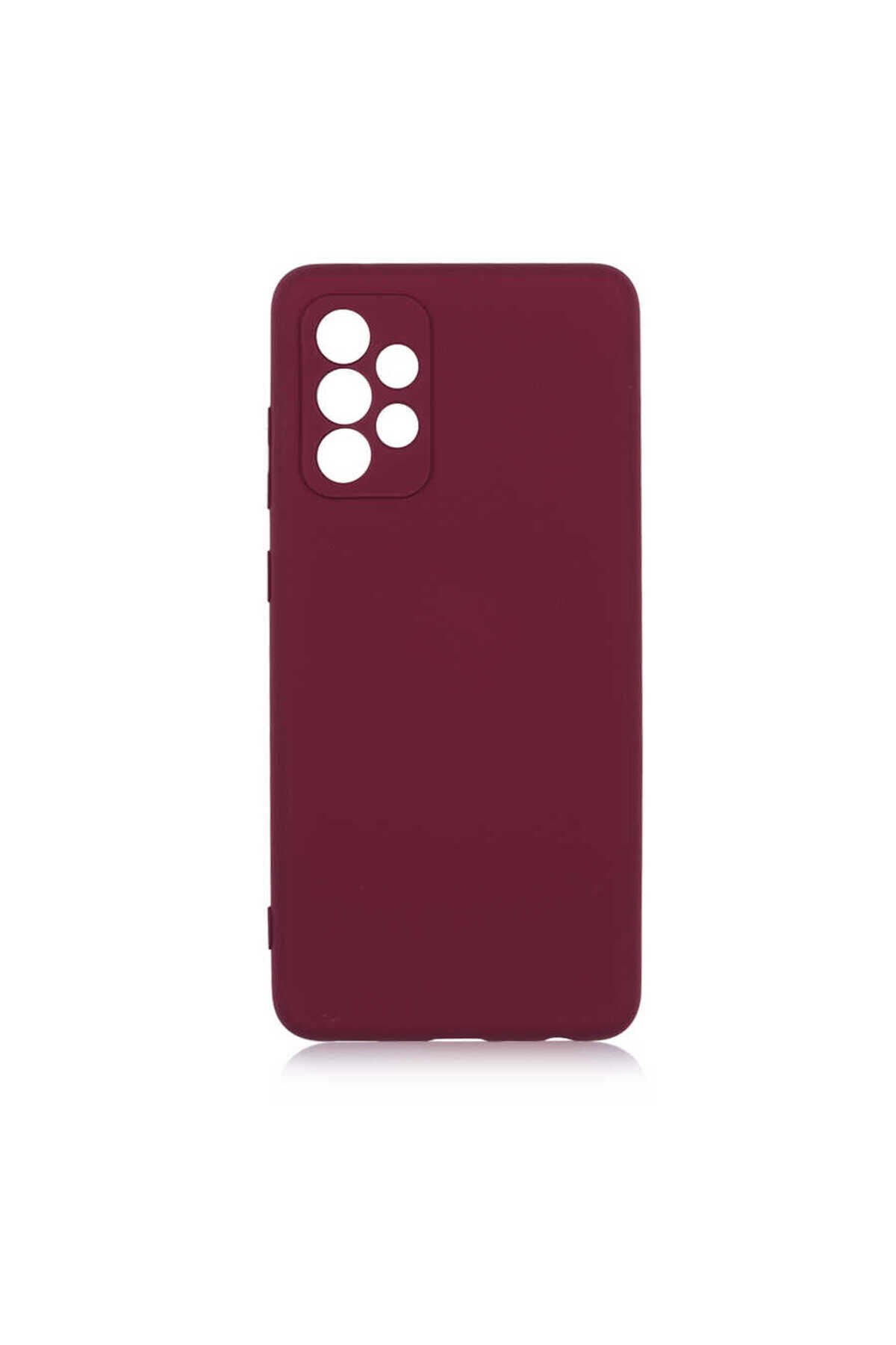 Galaxy A72 Kılıf BSAY Mara Lansman Kapak - Koyu Yeşil Koyu Mor