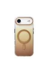 iPhone 17 Air Kılıf M-safe Şarj Özellikli Transparan Renk Geçişli BSAY Toros Kapak - Gri Mavi