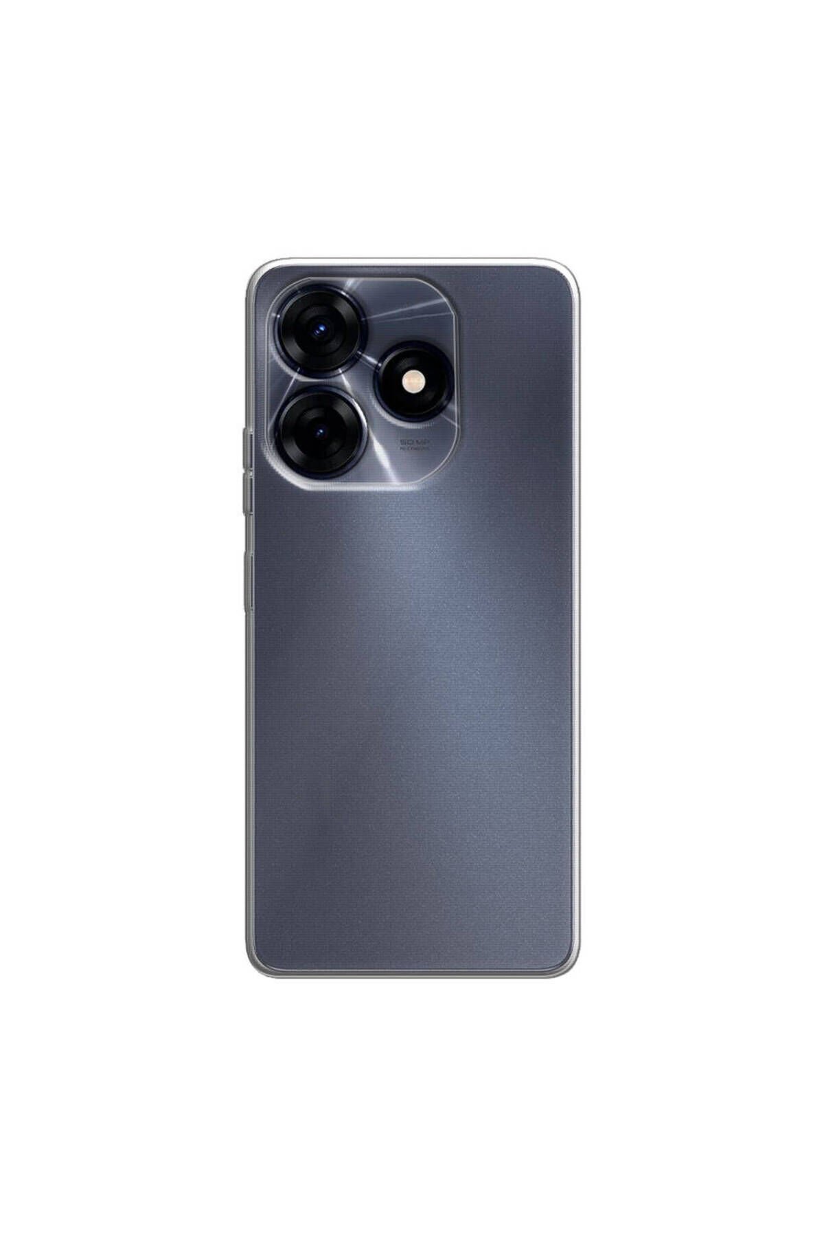 Tecno Spark 10C Kılıf BSAY Süper Silikon Kapak - Renksiz Renksiz
