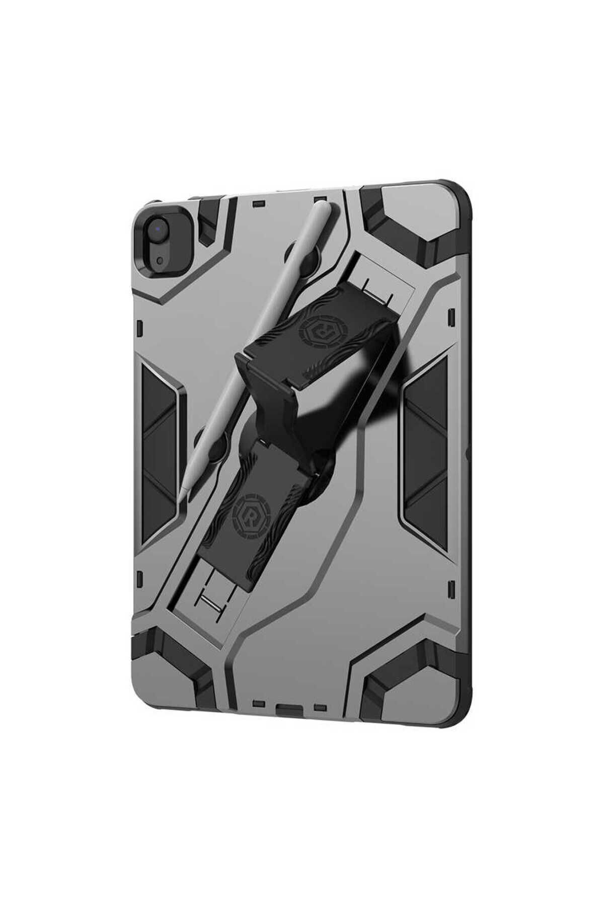 iPad Air 10.9 2020 (4.Nesil) JoieCreatif Defens Tablet Silikon - Siyah