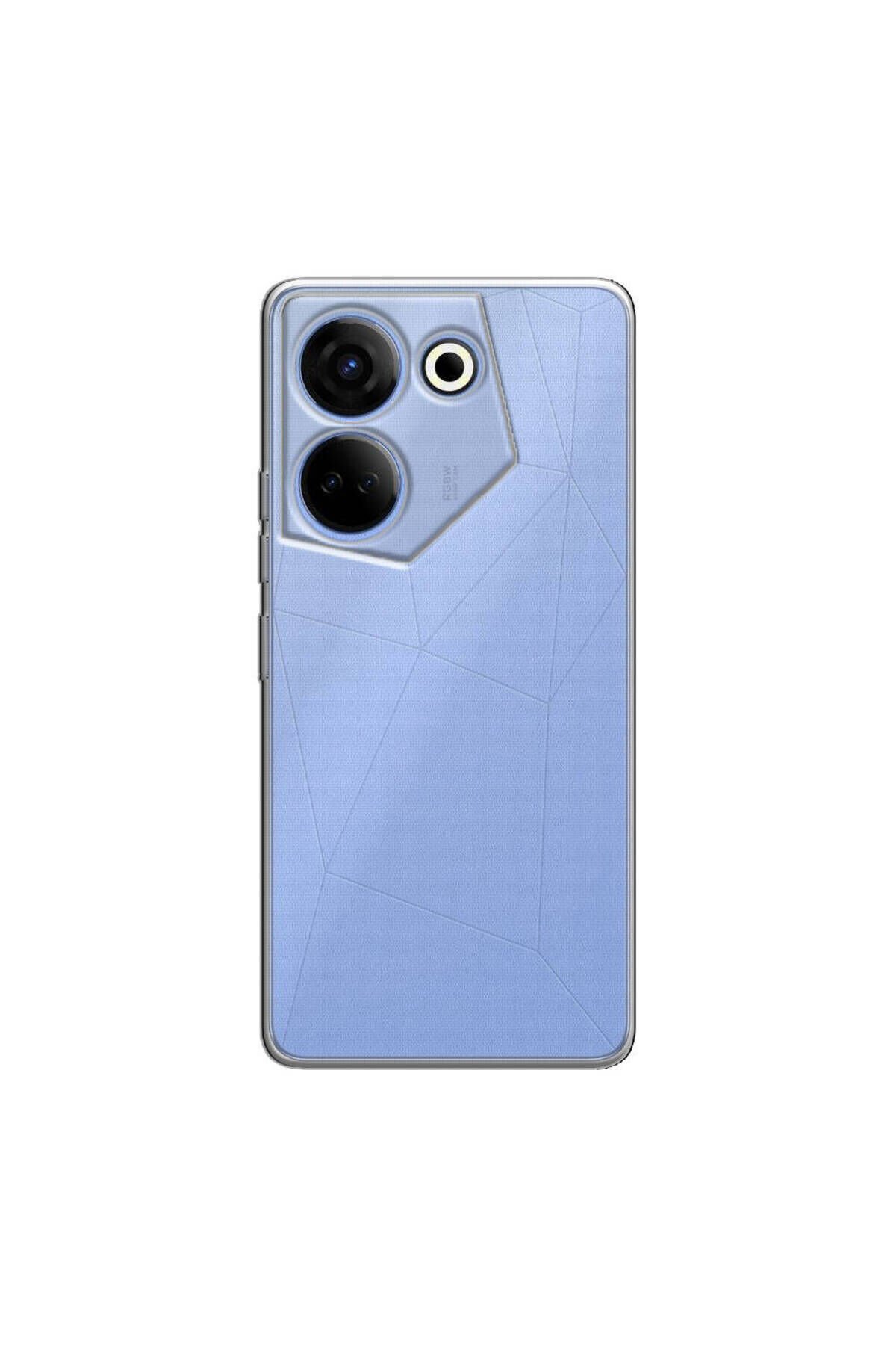 Tecno Camon 20 Pro 4G Kılıf BSAY Süper Silikon Kapak - Renksiz Renksiz