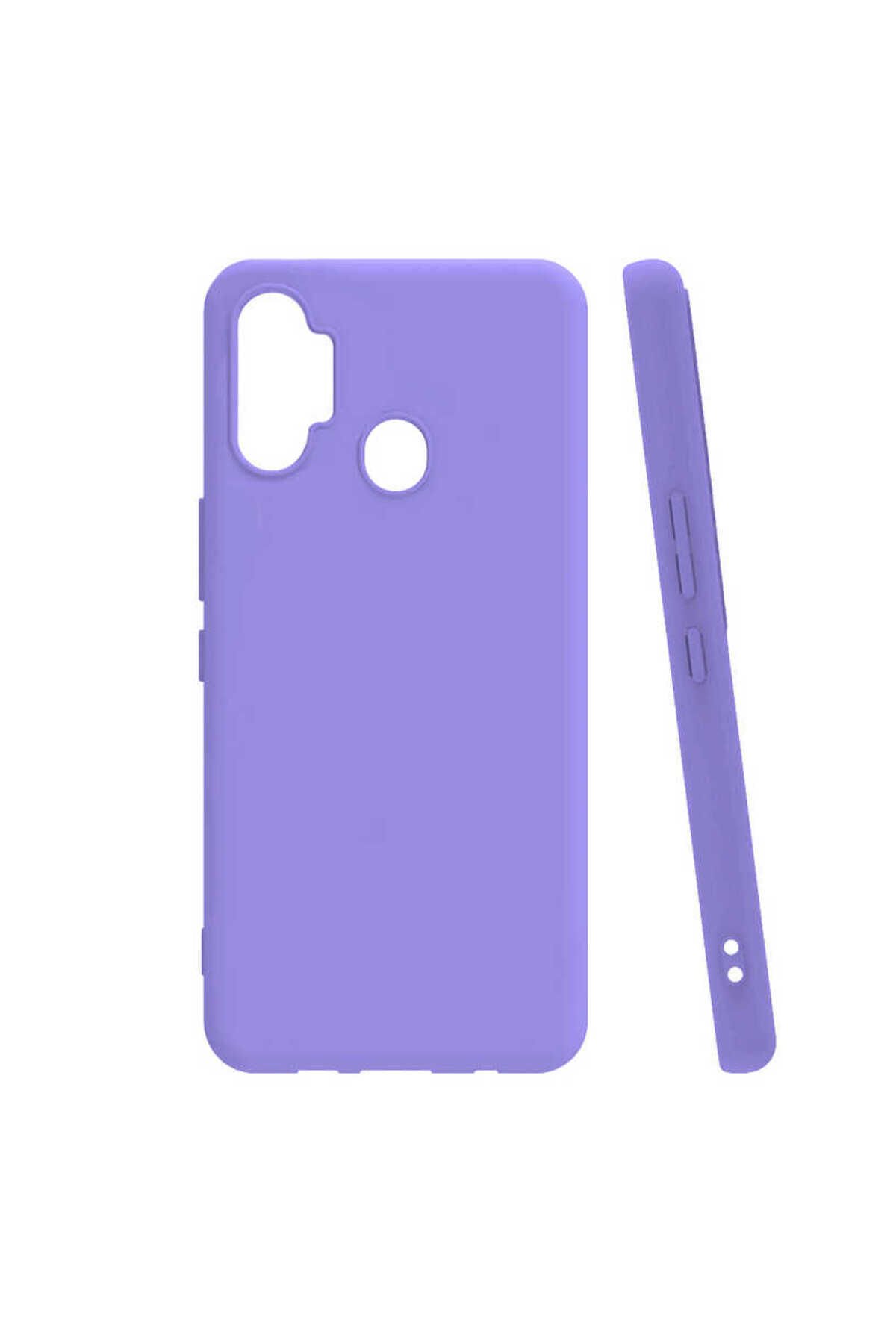 Tecno Spark 7 Pro Kılıf BSAY Biye Silikon - Mor Mavi