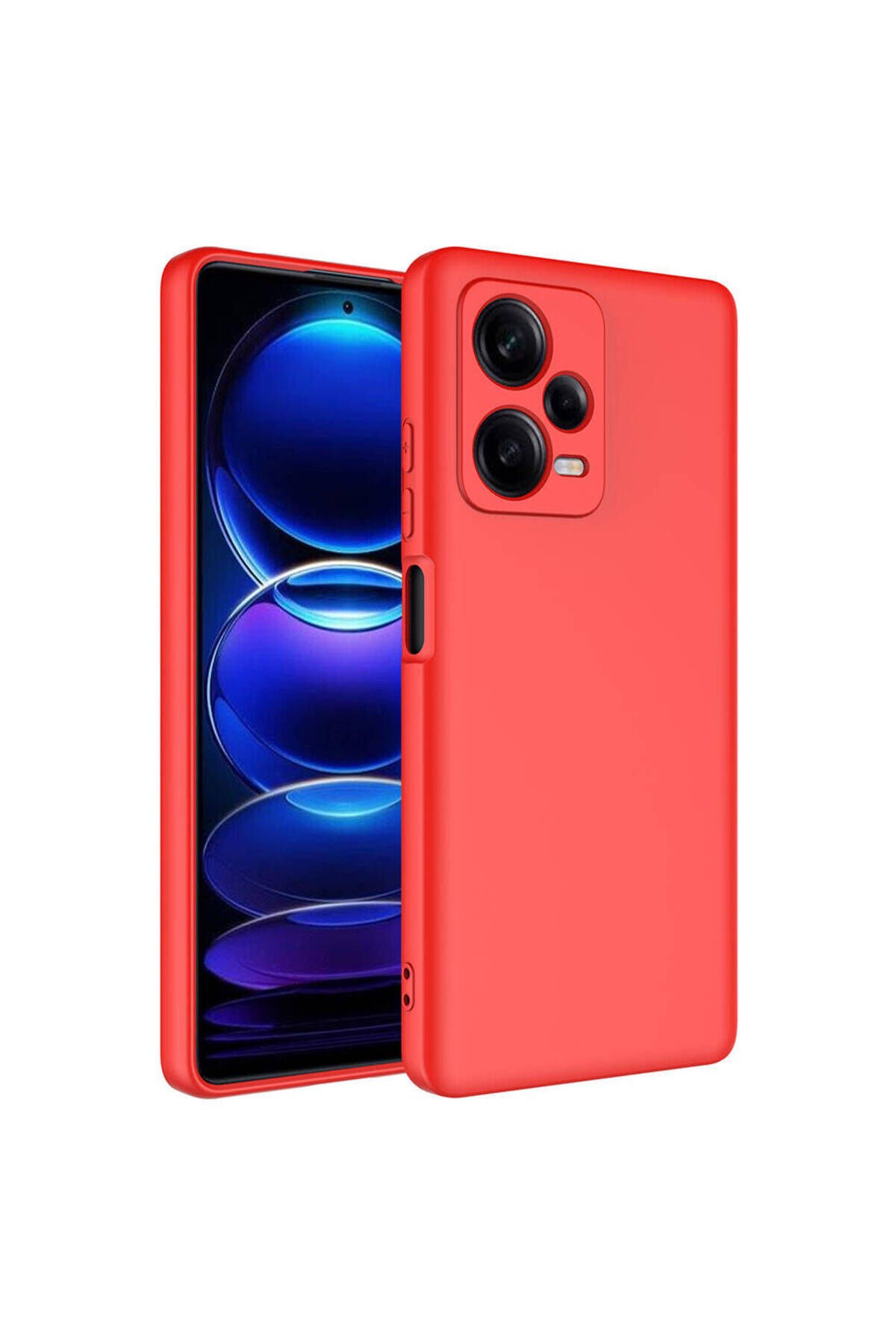 Redmi Note 12 Pro Plus 5G Kılıf BSAY Mara Lansman Kapak - Lacivert Kırmızı