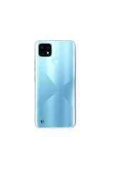Realme C21 Kılıf NXAR Süper Silikon Kapak - Renksiz Renksiz
