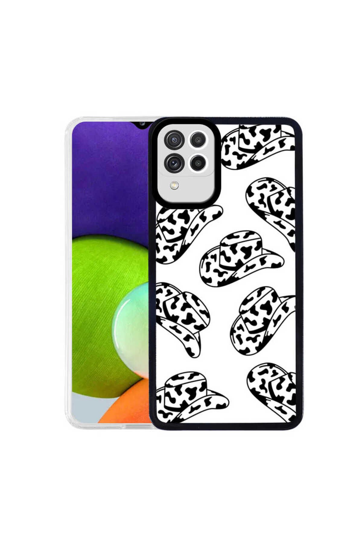 Galaxy M32 Kılıf BSAY M-Fit Desenli Kapak - Hat No5