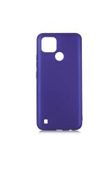 Realme C21 Kılıf BSAY Premier Silikon Kapak - Siyah Siyah