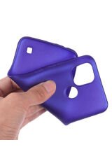 Realme C21 Kılıf BSAY Premier Silikon Kapak - Siyah Siyah