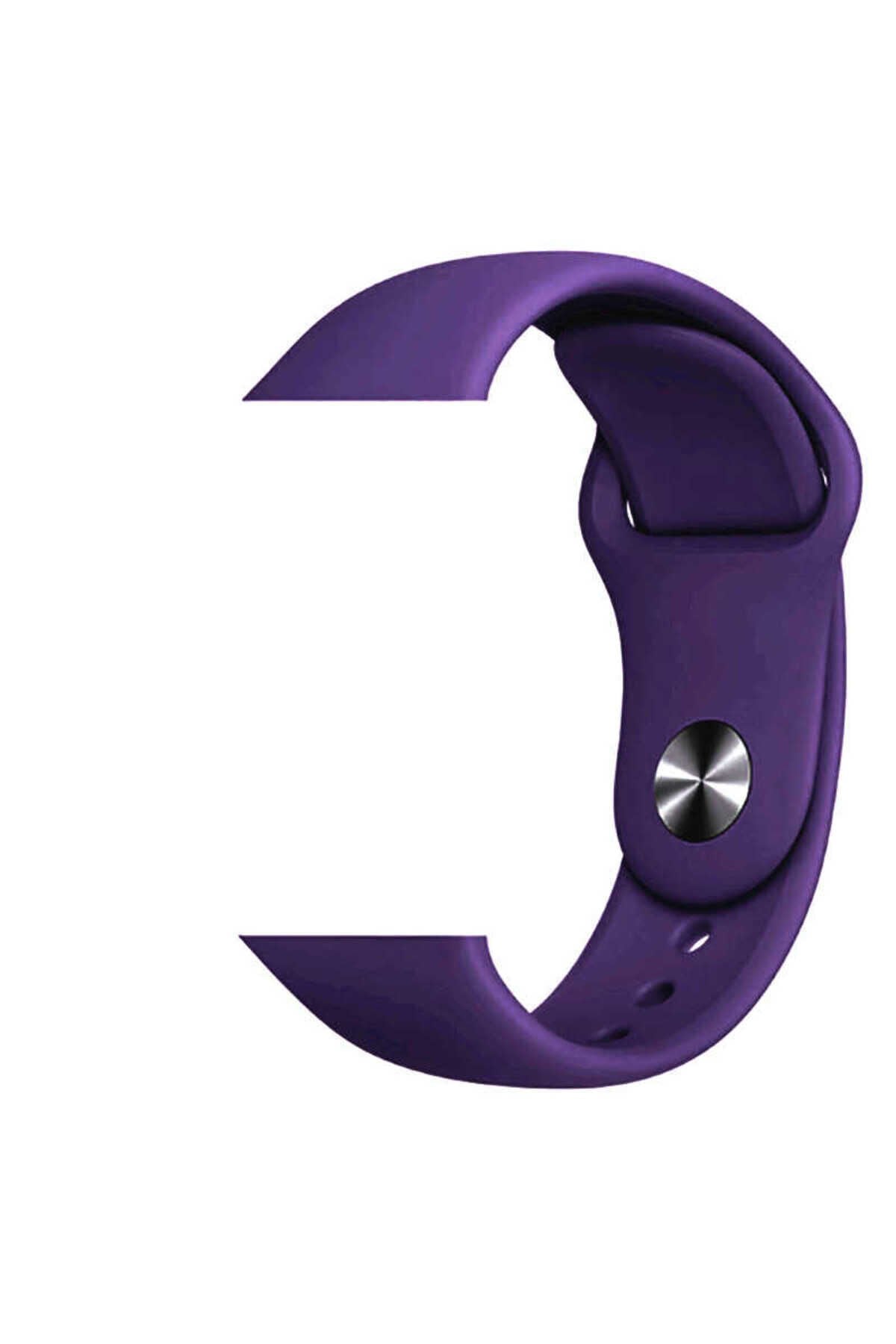 Watch 42mm Uyumlu Klasik BSAY Kordon-43-Pine Green Mor