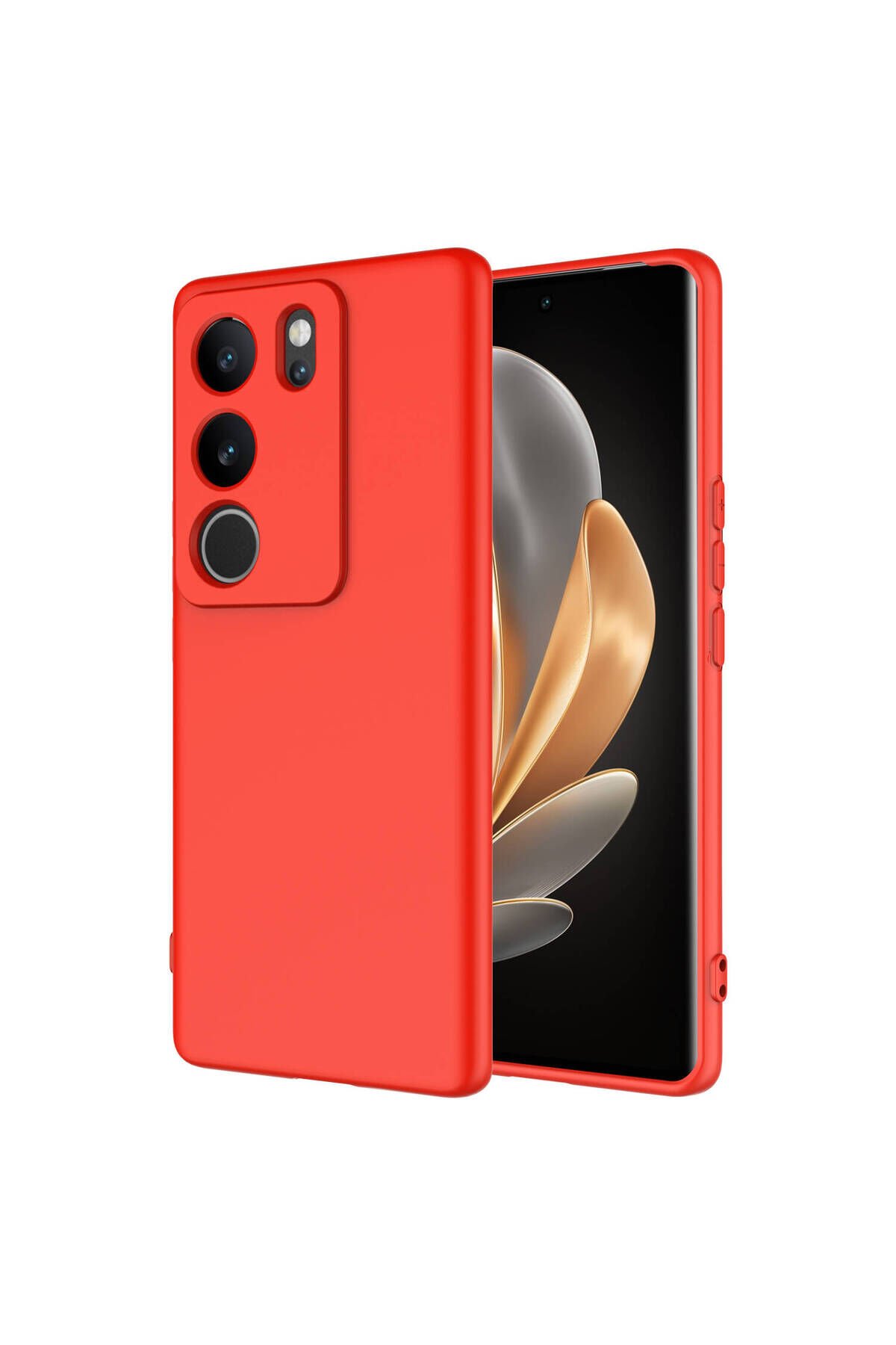 Vivo V29 5G Kılıf BSAY Mara Lansman Kapak - Siyah Kırmızı