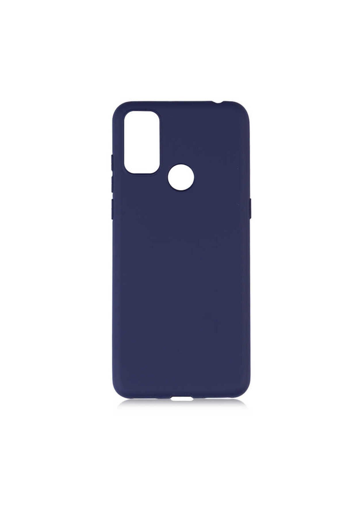 Alcatel 1S 2021 Kılıf GNST Premier Silikon Kapak - Mürdüm Lacivert