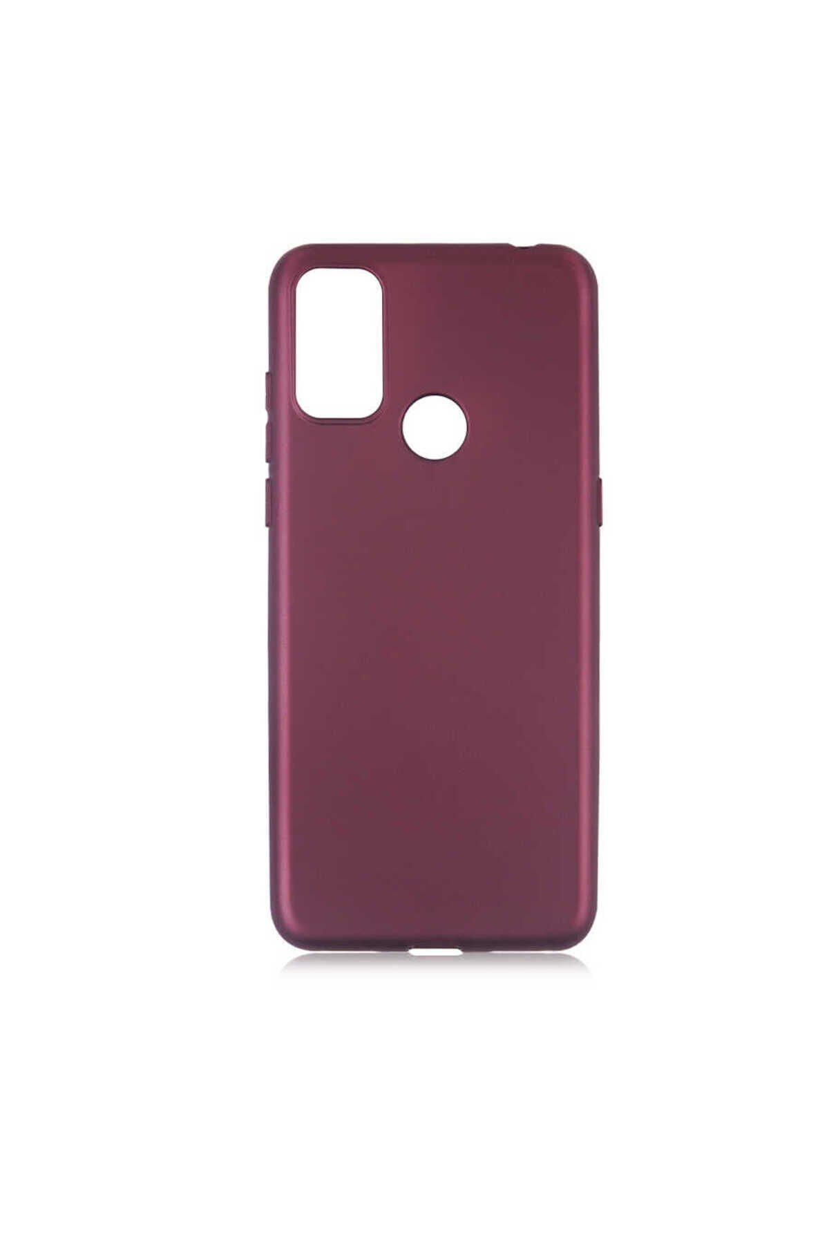 Alcatel 1S 2021 Kılıf GNST Premier Silikon Kapak - Mürdüm Lacivert