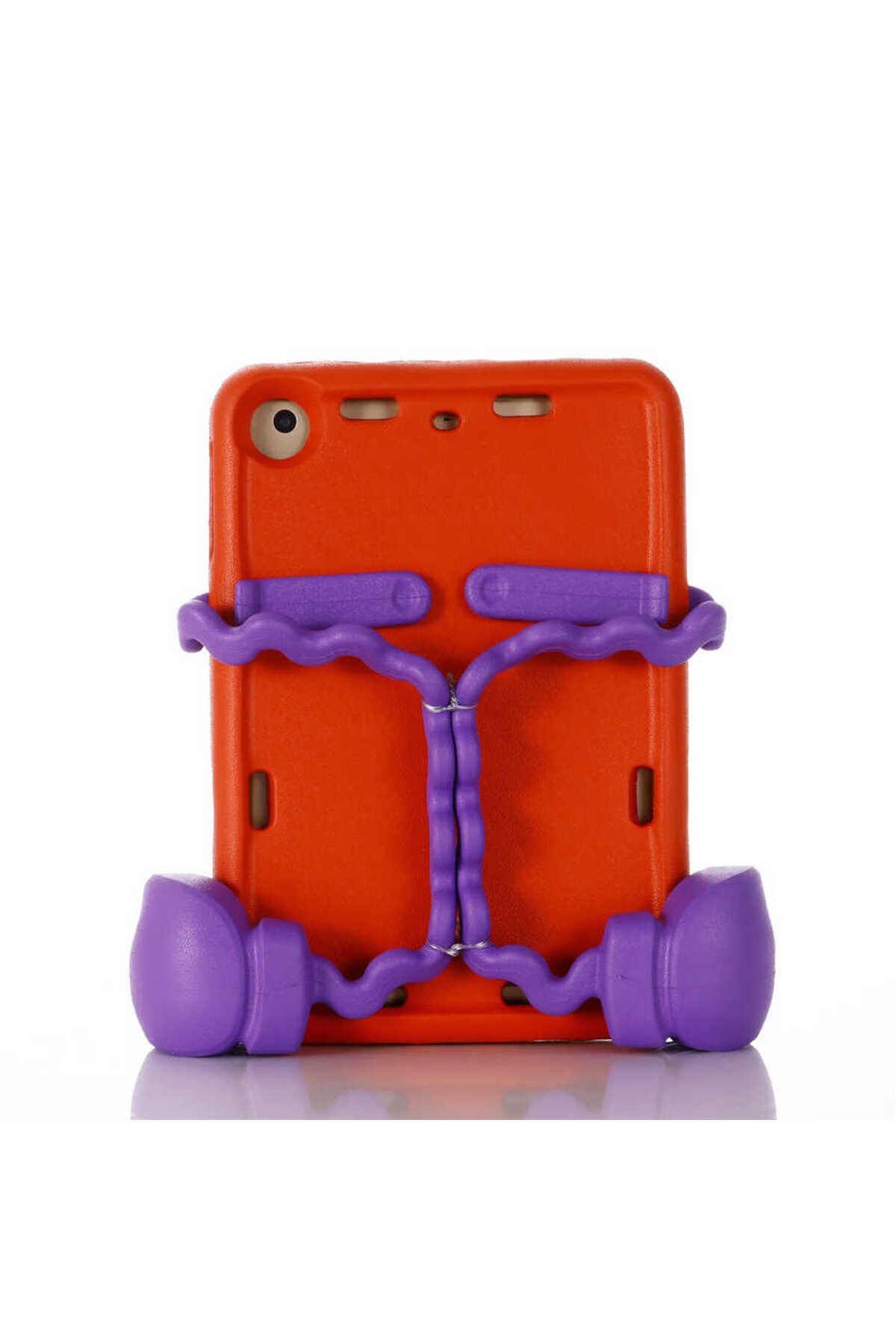 Mini 5 BSAY Eva Boxer Tablet Silikon - Pembe Koyu Gri