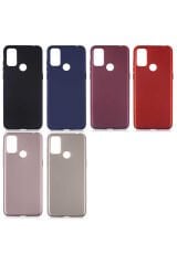 Alcatel 1S 2021 Kılıf ZPRB Premier Silikon Kapak - Rose Gold Kırmızı